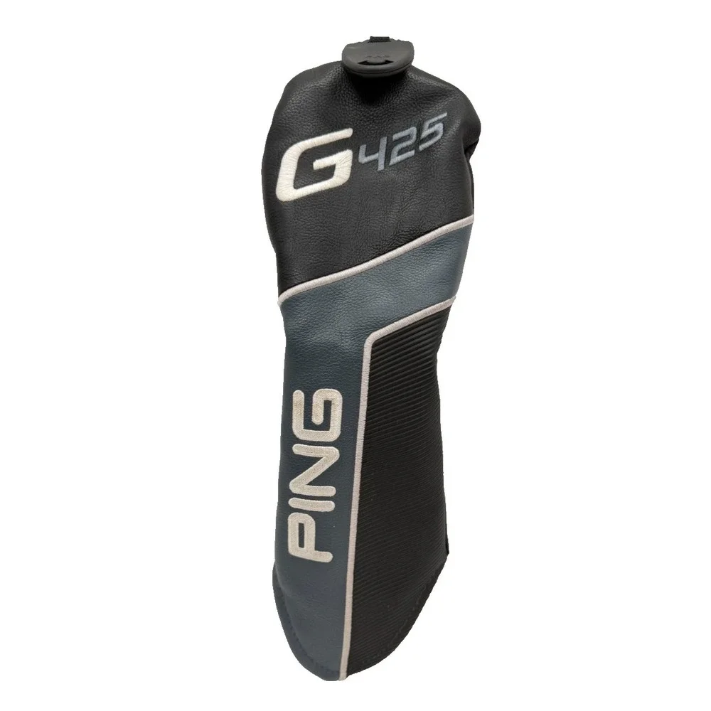 PING G425 Fairway Wood Golf Club Headcover - Black Grey White Adjustable Tag OEM